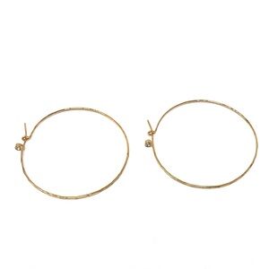 New Free People Rose Gold Hoop Earrings